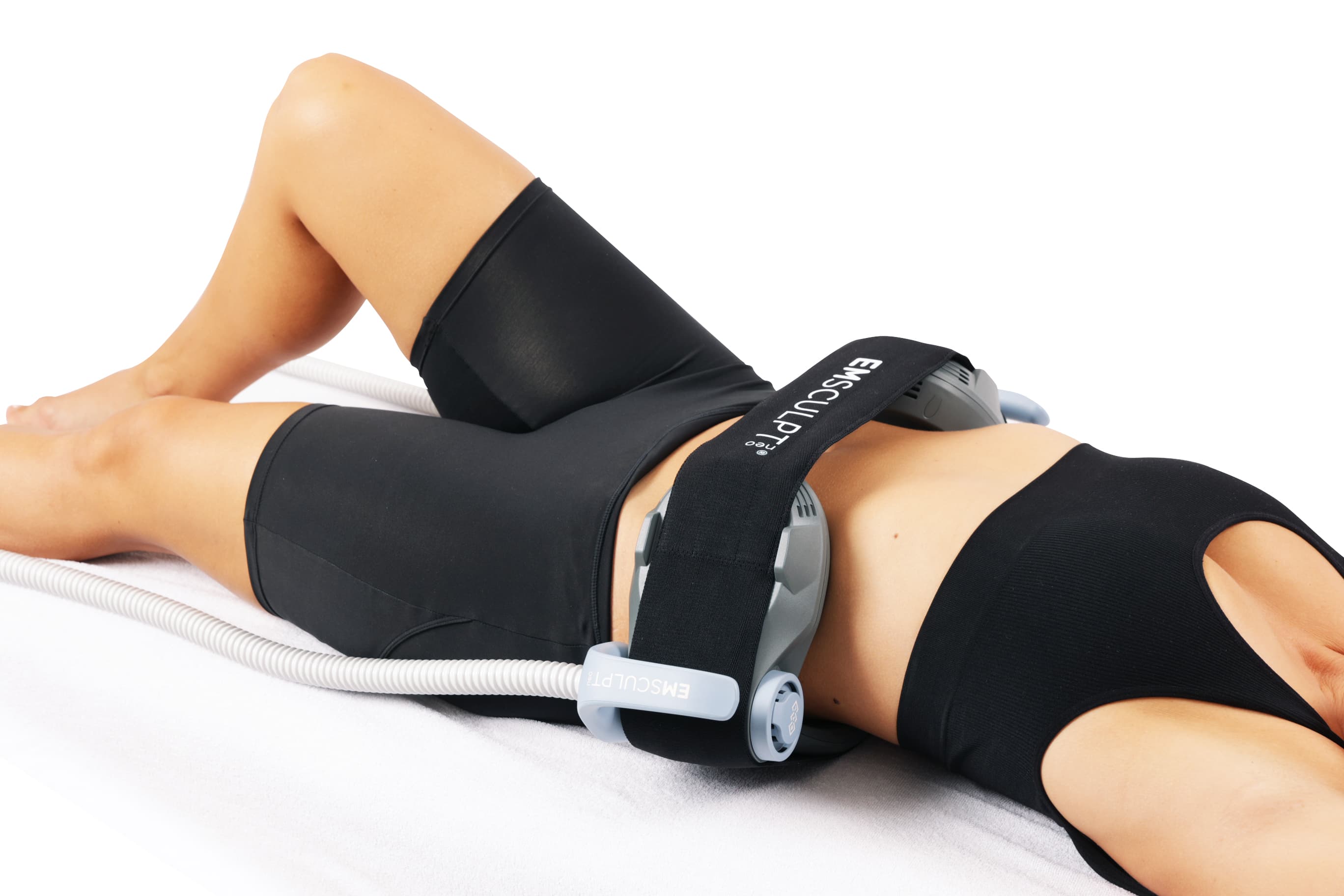 EMSculpt Neo applicator in treatment